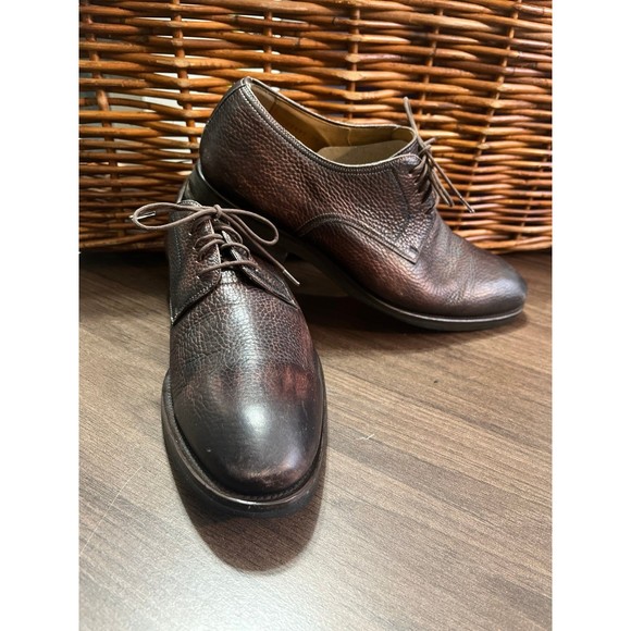 Magnanni Brown pebbled  oxfords sz 10M - Picture 4 of 7